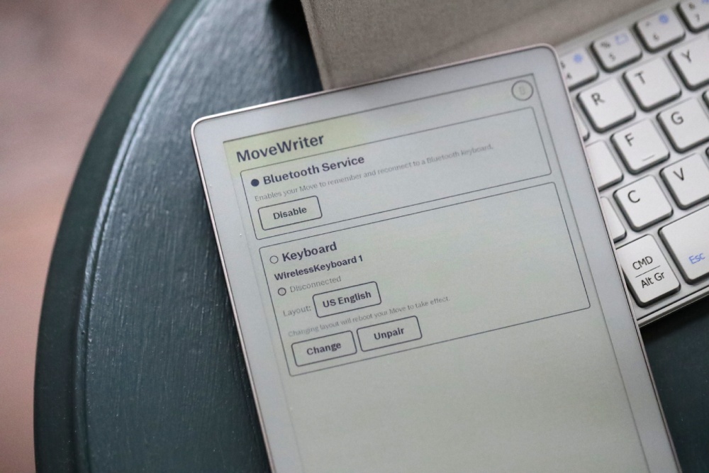 MoveWriter native app