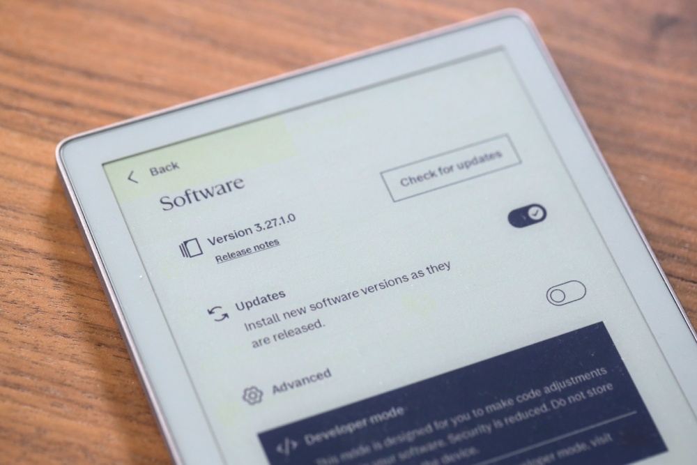 reMarkable Move software update